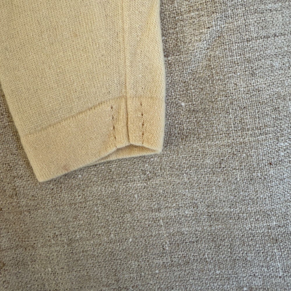Vintage 1950's-60s Braemar Scotland 100% Cashmere Sweater Buttery soft - Picture 6 of 16